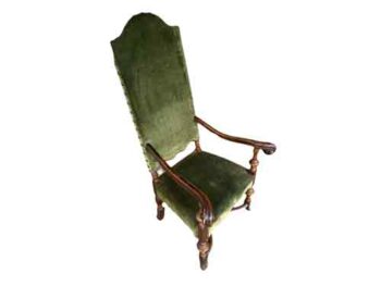 Vintage High Back Chair