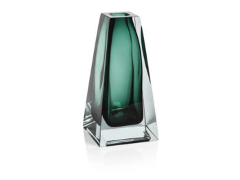 Emerald Tall Square Vase