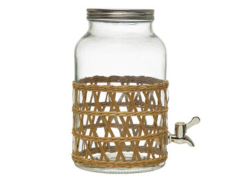 Beverage Dispenser With Woven Sleeve